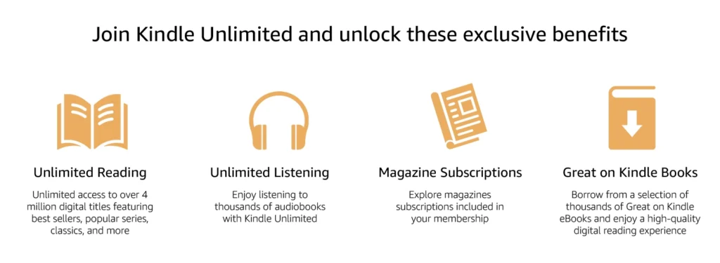 kindle unlimited benefits