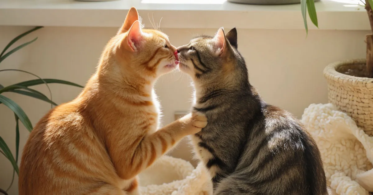 cats grooming each other- why do cats groom each other- article from drestr